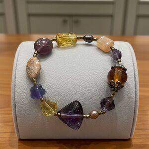 Vintage Multicolor Beaded Bracelet